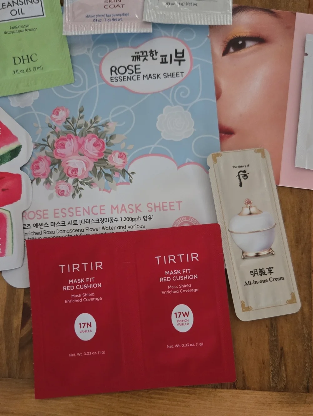 Skincare Samples Tirtir DHC Tan Luxe Glow Recipe Sheet Mask